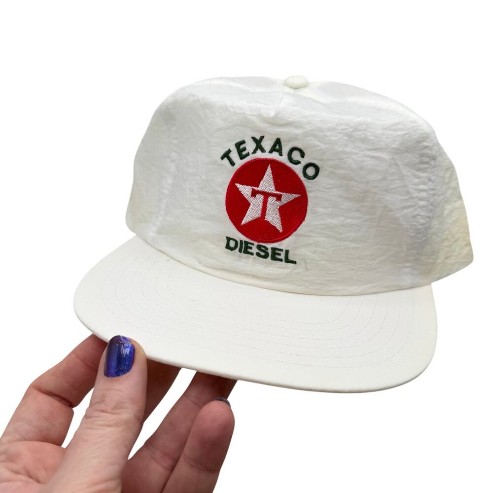 Vintage uniform Texaco Diesel embroidered snapback hat
